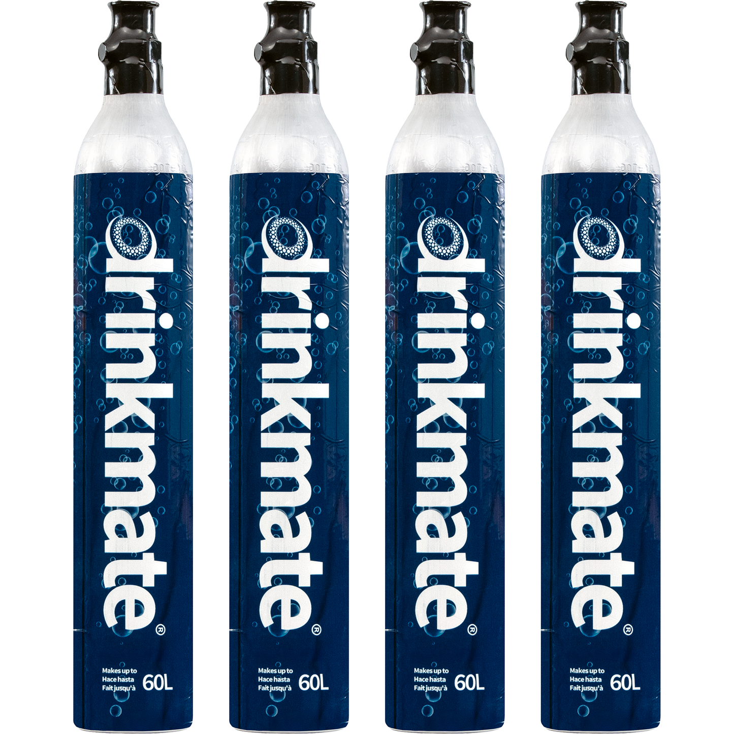 Drinkmate 60L CO2-Zylinder - Viererpack