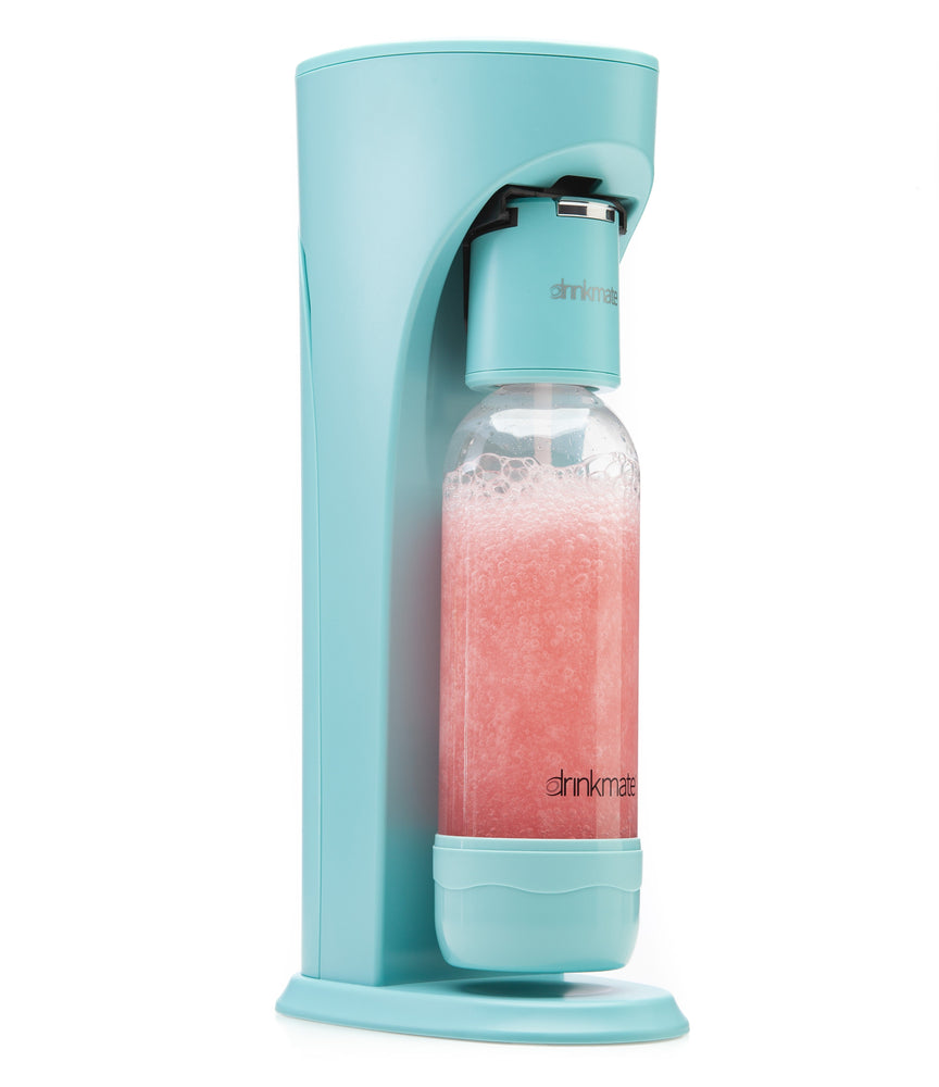 Máquina de agua con gas de diseño moderno – Máquina de agua de soda con  botella reutilizable de 1 litro sin BPA – Máquina de agua carbonatada para  el