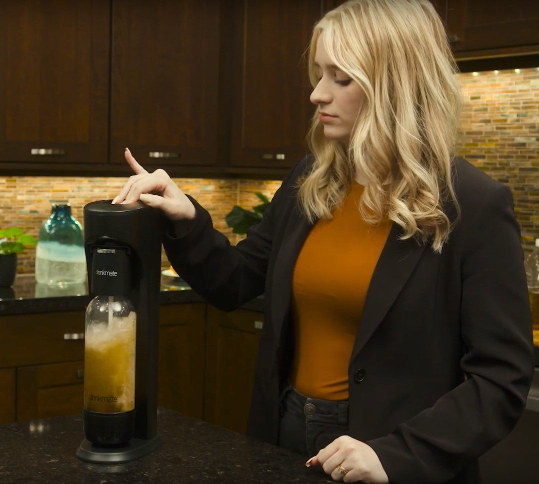 Drinkmate Sparkling Water and Soda Maker, Carbonates ANY Drink, withou